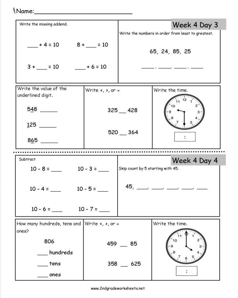 10 Printable 3rd Grade Math Worksheets Edea smith
