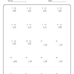 12 3rd Grade Math Division Worksheets Printable Worksheeto