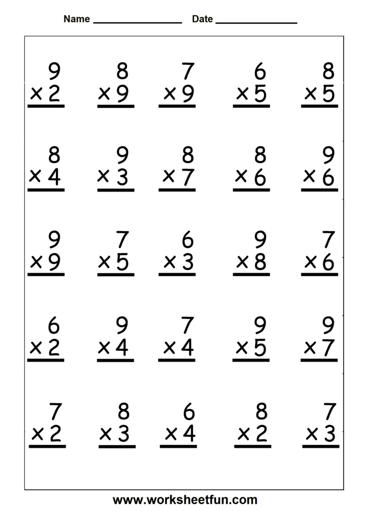 12 Best Images Of 12 Times Tables Practice Worksheet Worksheeto