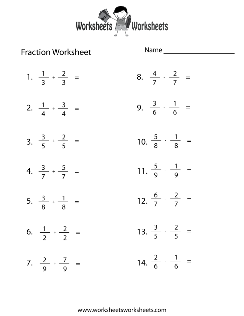 16 3rd Grade Fraction Practice Worksheets Worksheeto