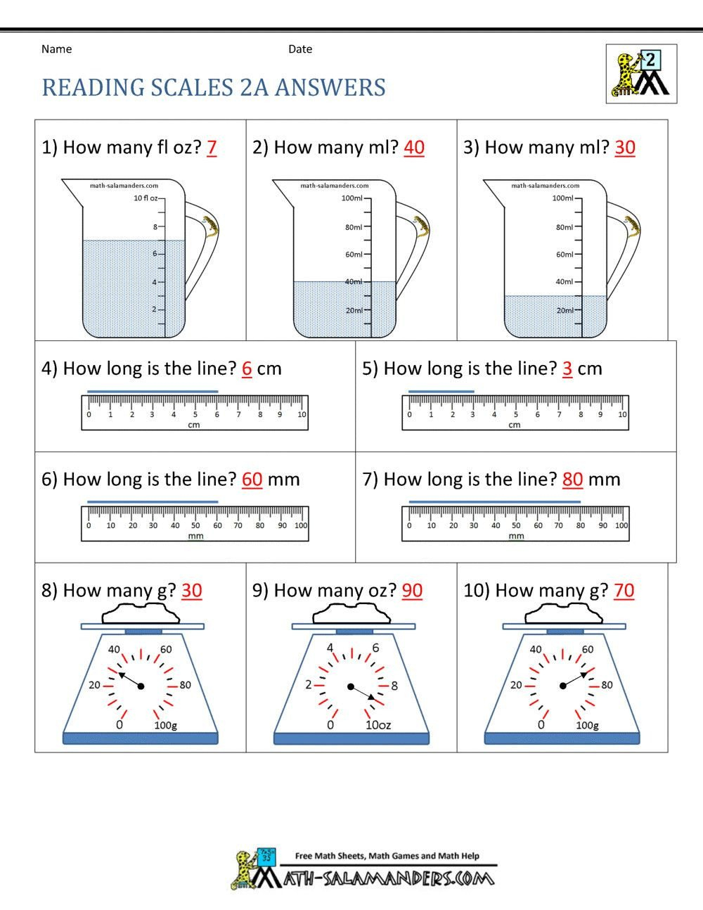 20 2nd Grade Measurement Worksheets Worksheet From Home