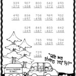 3 NBT 2 Summer Themed 3 Digit Subtraction With Regrouping Freebie