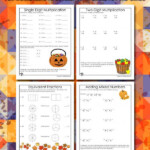 3rd Grade Halloween Math Worksheets Multiplication And Division Woo