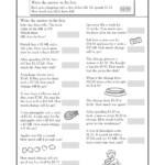 3rd Grade Math Word Problems Best Coloring Pages For Kids