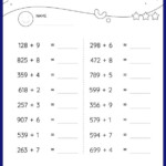 3rd Grade Math Worksheets Best Coloring Pages For Kids Math Addition
