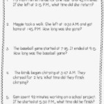 3rd Grade Math Worksheets Elapsed Time Activities And A Free Download