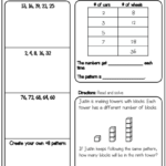 3rd Grade Math Worksheets Number Patterns