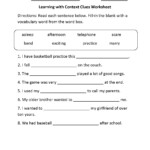 3rd Grade Worksheets English Learning Printable 3rd Grade English