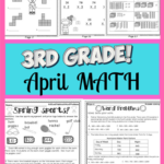 April Math Worksheets 3rd Grade Digital And Printable 3rd Grade