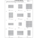 Area Counting Squares Day 2 Level 2 Worksheet Area Worksheets Area