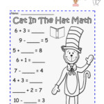 Cat In The Hat Math Missing Numbers Worksheet