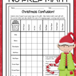 Christmas Math Worksheets Christmas Math Christmas Math Worksheets