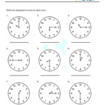 Clock Worksheets 3rd Grade Telling Time Clock Worksheets To 5 Minutes