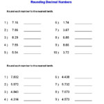 Decimals Worksheets Dynamically Created Decimal Worksheets Rounding
