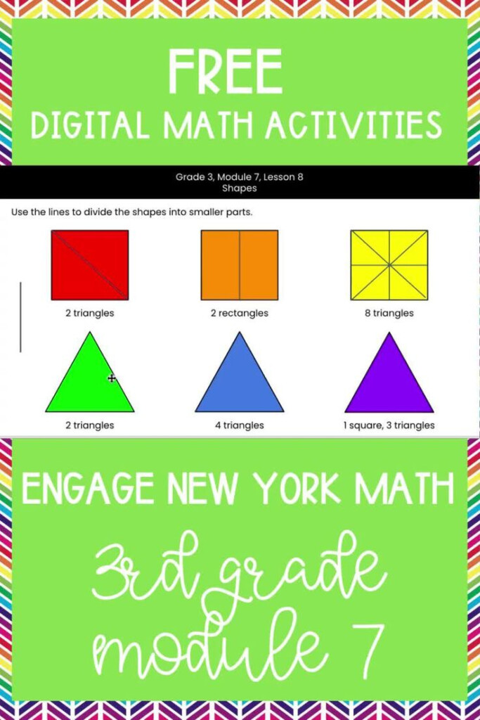 Engage New York Math Grade 3 Aligned Activities For Module 7 The 