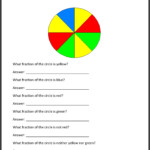Fractions Of A Circle Free Printable Math Worksheets Fractions