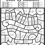 Free Color By Code Math Color By Number Addition Subtraction