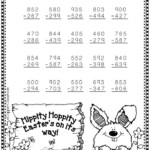 Free Printable Easter Worksheets For 3rd Grade Learning How To Read