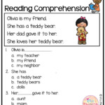 Free Reading Comprehension Kindergarten Worksheets