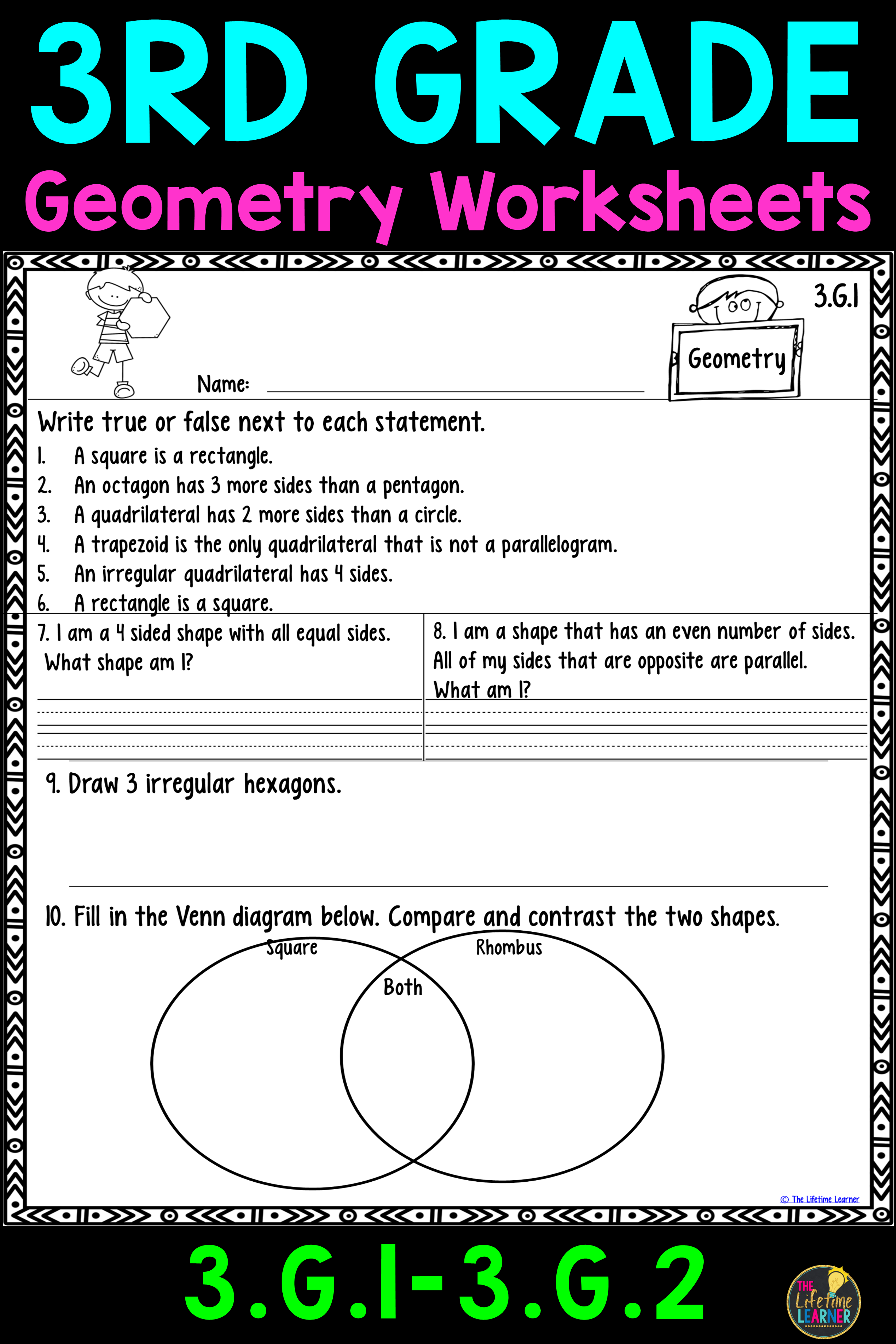 Grade 3 Math Geometry Worksheets Tomas Blog