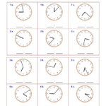 Grade 3 Telling Time Worksheet Read The Clock 1 Minute Intervals K5