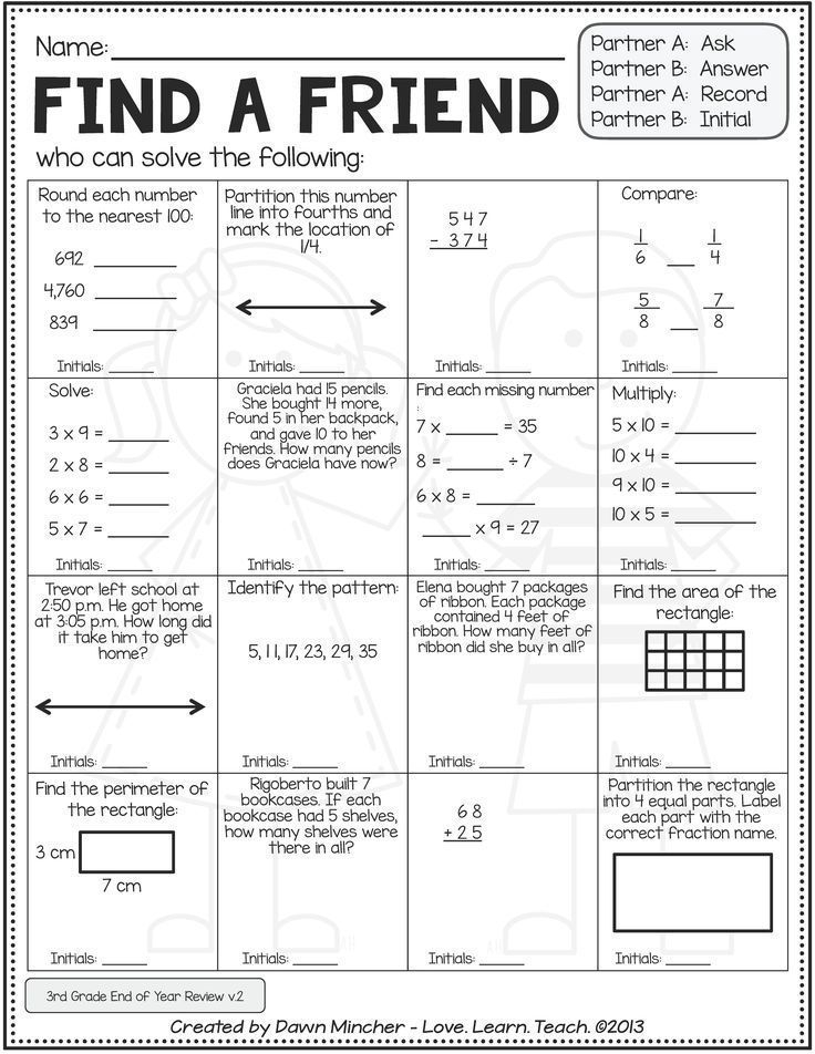 Love These Math Review Activities For Back To School In 4thgrade 