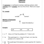 Math Expressions Worksheet 3rd Grade