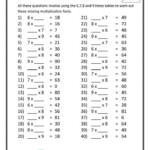 Math Salamanders Worksheets Worksheet24