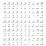 Multiples Of 10 Worksheet Printable Printable Multiplication