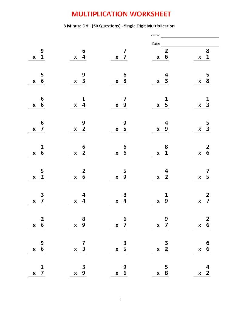 Multiplication Worksheets Year 3 Tes Printablemultiplicationcom 3rd 