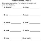 Numbers Words Worksheets K5 Learning Convert Number Names Into