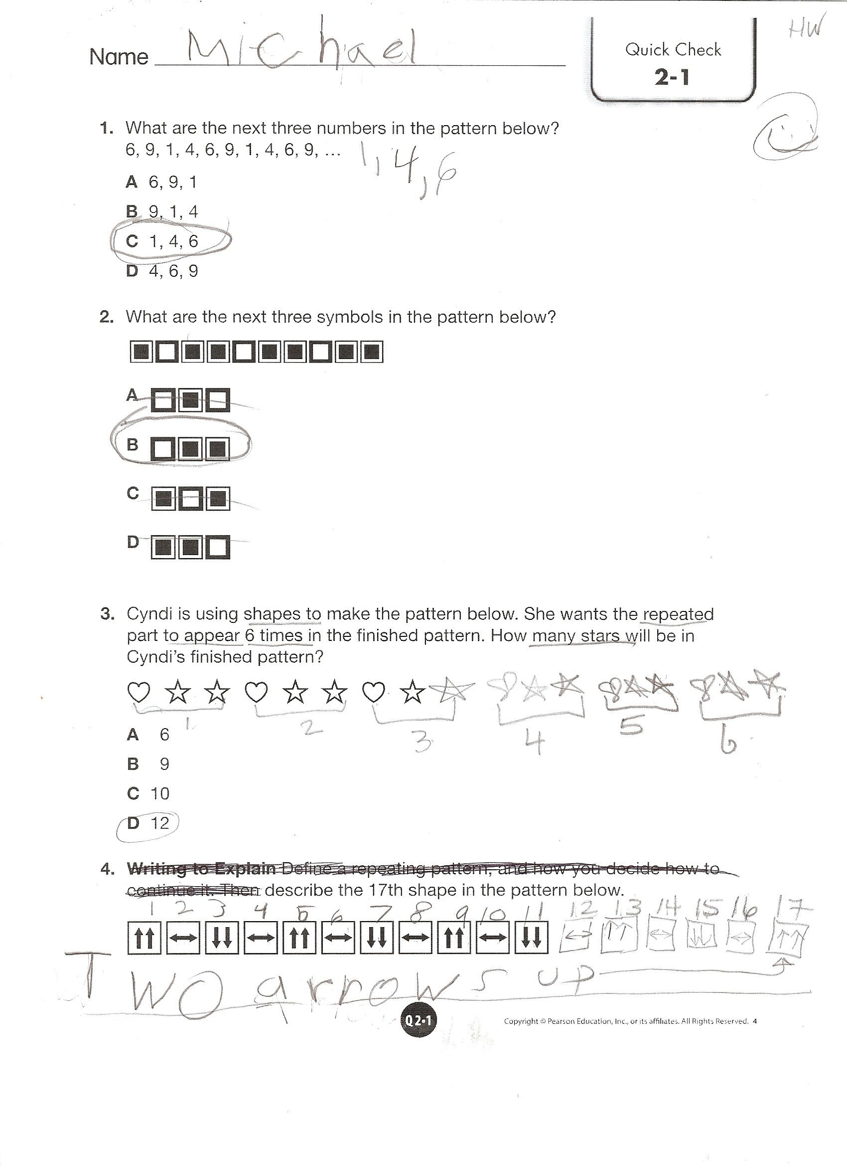 Pearson Education 5th Grade Math Demetria Ricci