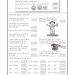 Printable Money Worksheets 3rd Grade Money Challenges Printable Money