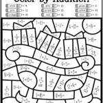 Printable Multiplication Color By Number Printable Multiplication