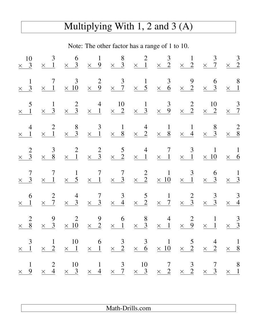Printable Multiplication Facts 0 12 Printablemultiplicationcom 10