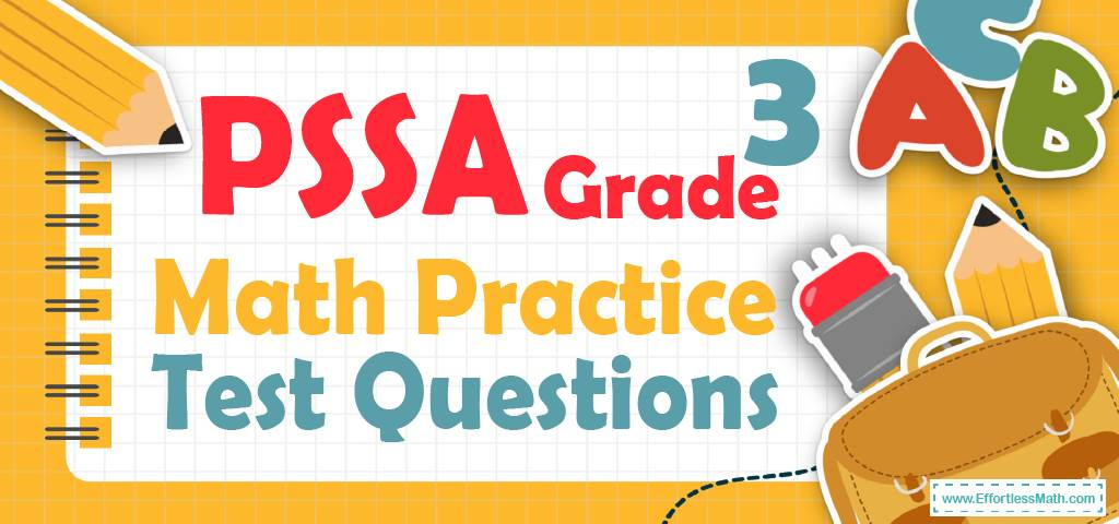 PSSA Math Grade 3 Practice Test Questions Effortless Math