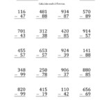 Review Of Math Worksheets Addition And Subtraction With Regrouping