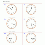 Telling Time Practice Worksheets Grade 3 Measurement Grade Time