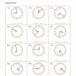 Telling Time Worksheets For 3rd Grade Third Grade Time Worksheets