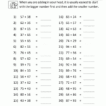 Third Grade Addition Worksheets