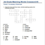 Vocabulary Online Exercise For 3rd Grade Grade 3 Vocabulary Worksheet