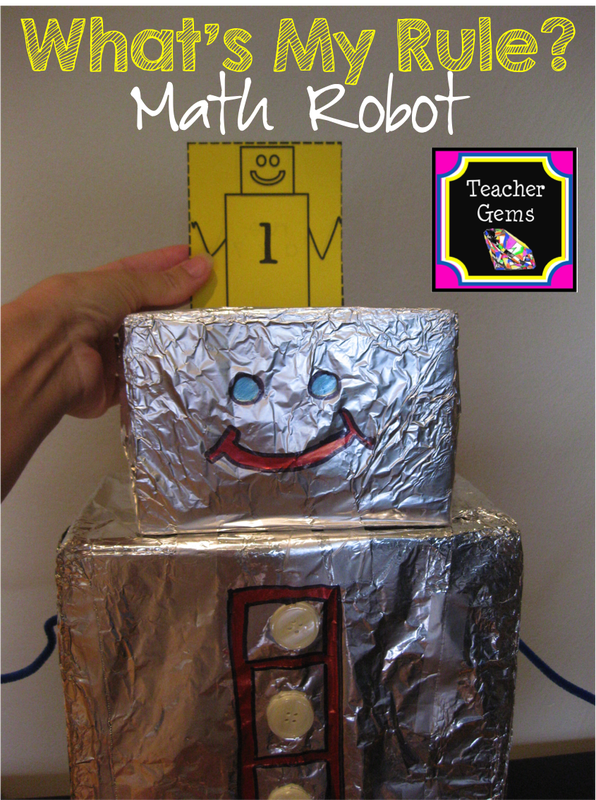 What s My Rule Math Robot Math Math For Kids Elementary Math