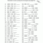 Worksheet Place Value Year 3 Breadandhearth