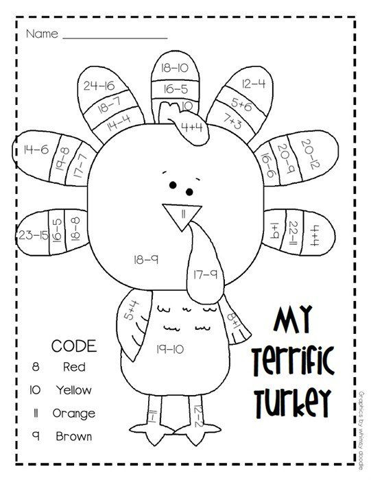  10 Free Printable Thanksgiving Math Worksheets For 5Th Grade 