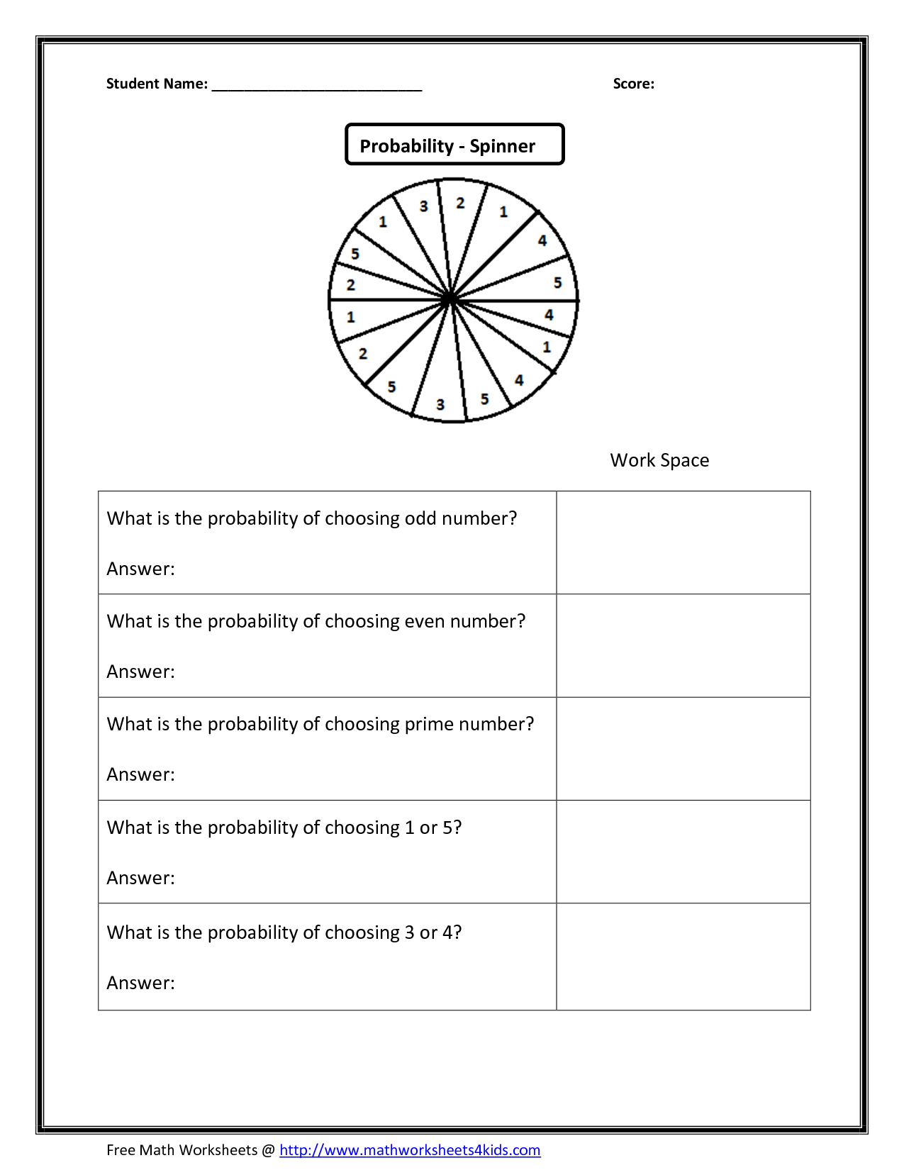 19 Compound Probability Worksheet 7th Grade Worksheeto