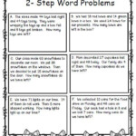 2 step Word Problems FREE Christmas Math For 2nd Grade Math Word