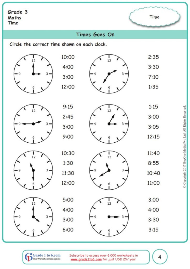 20 3Rd Grade Time Worksheets Coo Worksheets