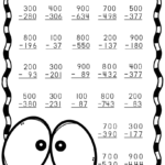 3 NBT 2 Three Digit Subtraction With Regrouping Bundle Subtraction