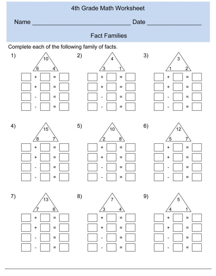 38 Clever 3rd Grade Math Worksheets Design Bacamajalah In 2020 Fact 