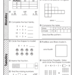 3rd Grade Daily Math Spiral Review Teacher Thrive Math Spiral